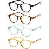 OLOMEE Blue Light Blocking Glasses 0.00 Womens Blueblocker Computer Glasses for Small Head/Petite Face 4 Pack Anti Glare/UV