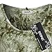Casual Crew Neck Tops for Women,Bepei Basic Knit Shirts Tie Dye Tunics Green XL