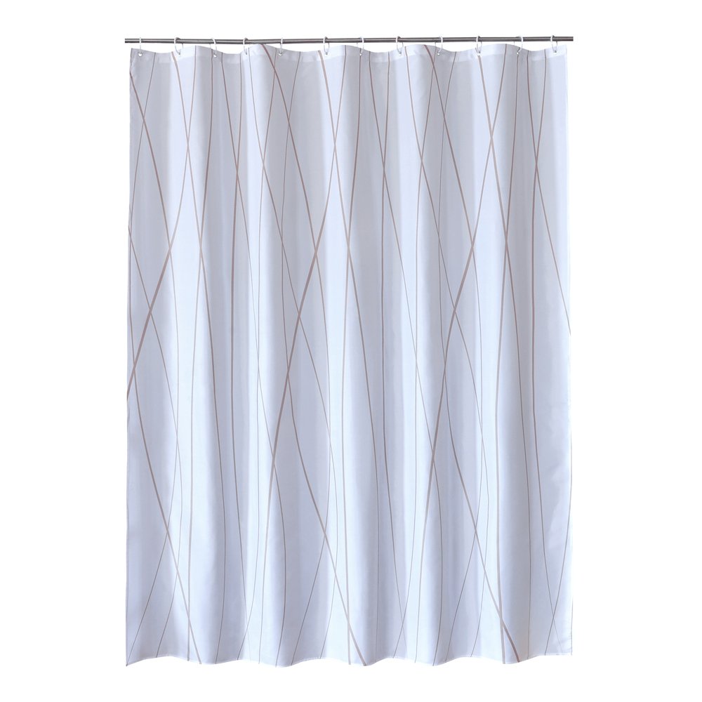 Eurcross Fabric Shower Curtain Water Repellent Anti Bacterial