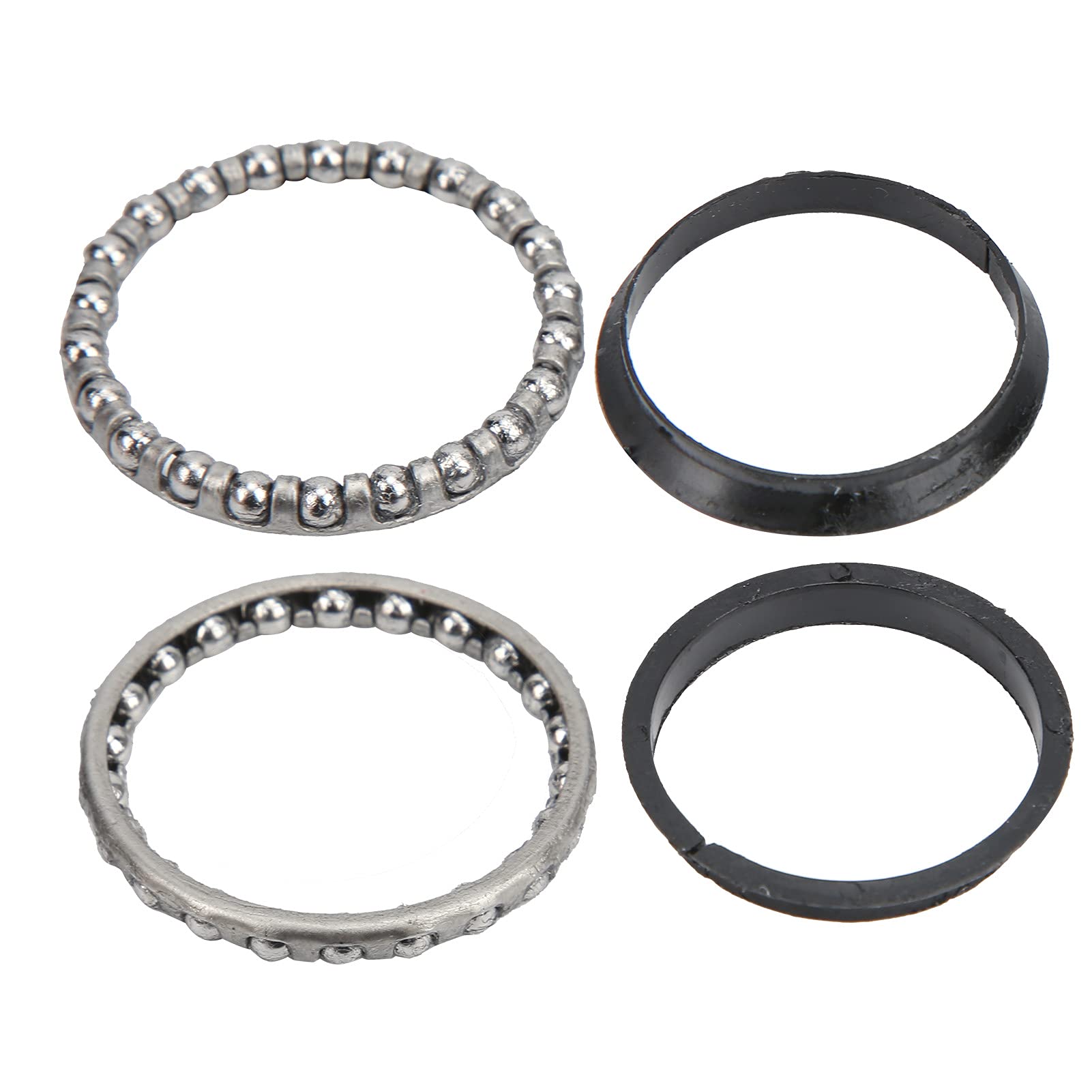 Steering Ball Bearing, Steel 37mm/1.5in Electric Scooter Steering Ball Bearing with Washer Fork Bearing Part