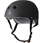 Triple Eight Certified Sweatsaver Helmet for Skateboarding, BMX, Roller Derby, Roller Skating, Inline Skating, Scooter and Bike