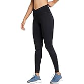 RIYU Crossover High Waisted Leggings Women's Yoga Pants Workout Clothes for Gym Activewear for Petite Sizes