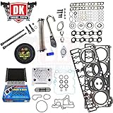 Ford 6.0L 6.0 Powerstroke Kit - 2004.5-2008 - ARP Studs 18MM Head Gaskets Oil Cooler Stand Pipes Coolant Degas Cap Intake and Exhaust Gaskets (18mm)