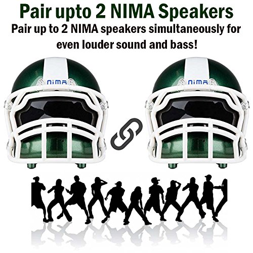 Nima Athletics NCAA Football Michigan State Spartans Wireless Bluetooth Speaker. Officially Licensed Portable Helmet Speaker by NCAA College Football - Small