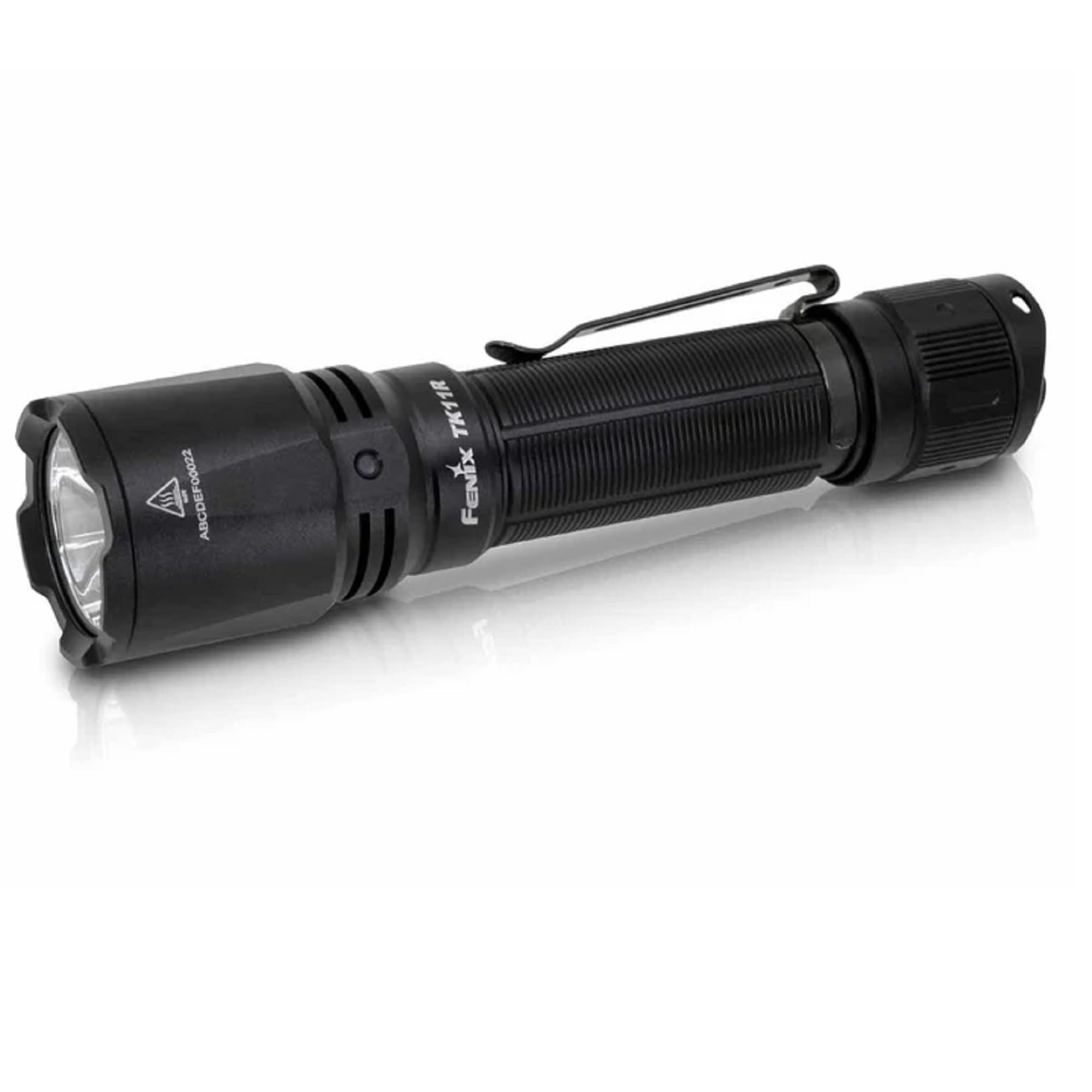 FENIX TK11R, Rechargeable Long Range Tactical/Security Torch | 1600 Lumens | 420m | 25.5 Hrs Max | Advanced Pulse Frequency System | IP68, Black