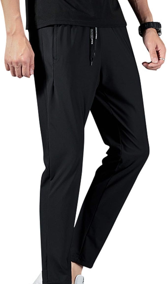 Generic11 Men's Bottoms Casual Comfortable Men Thin Elastic Waist