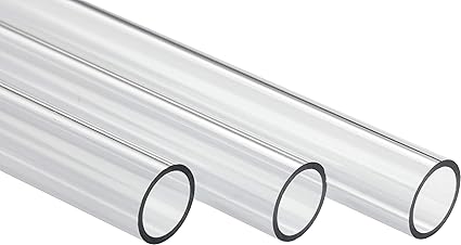 Corsair Hydro X Series Xt Hardline Tube De 12 Mm Tube Rectiligne De Haute Qualite Pmma Transparent Solide Construction Pour Un Refroidissement Personnalise Facile A Decouper Transparent Amazon Fr Informatique