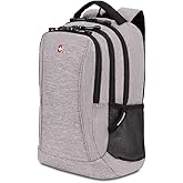 SwissGear 5668 Laptop Backpack, Light Gray Heather, 18.25 In