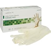 McKesson Confiderm Disposable Latex Exam Glove Standard Cuff Length | Exam Glove,Ivory,Latex,NonSterile,Contains Latex,Not Chemo Approved