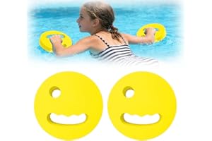 Aqua Fitness Discs, 2Pcs EVA Foam Handheld Swimming Training Kickboards, Pool Fitness Equipment Water Exercise Device for Adu