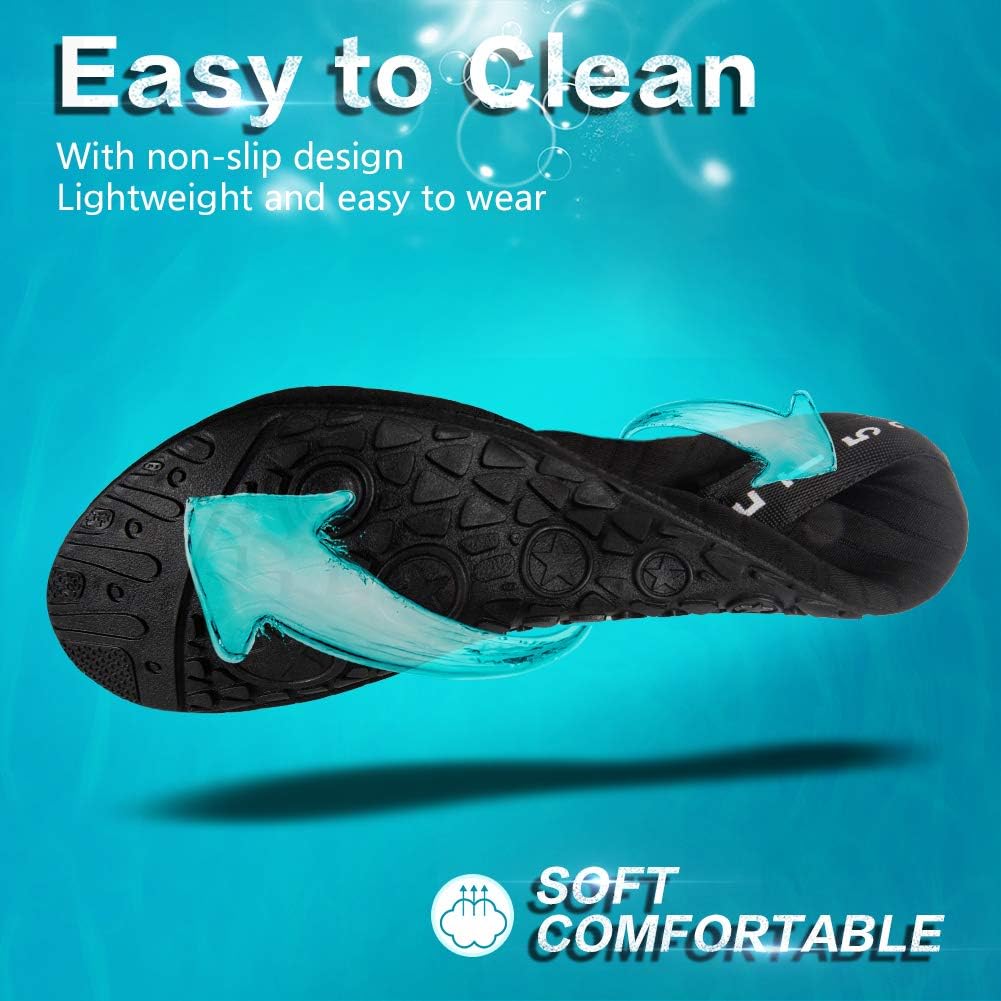 | YALOX Water Shoes Women's Men's Outdoor Beach Swimming Aqua Socks Quick-Dry Barefoot Shoes Surfing Yoga Pool Exercise | Water Shoes