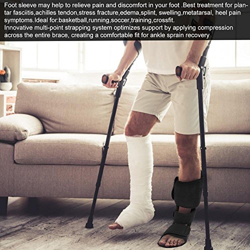 Padded 90 Degree Plantar Fasciitis Boot | Soft Dorsiwedge Night Splint to Stabilize Foot and Ankle, Stretches Plantar Fascia Ligament and Supports Achilles Tendon