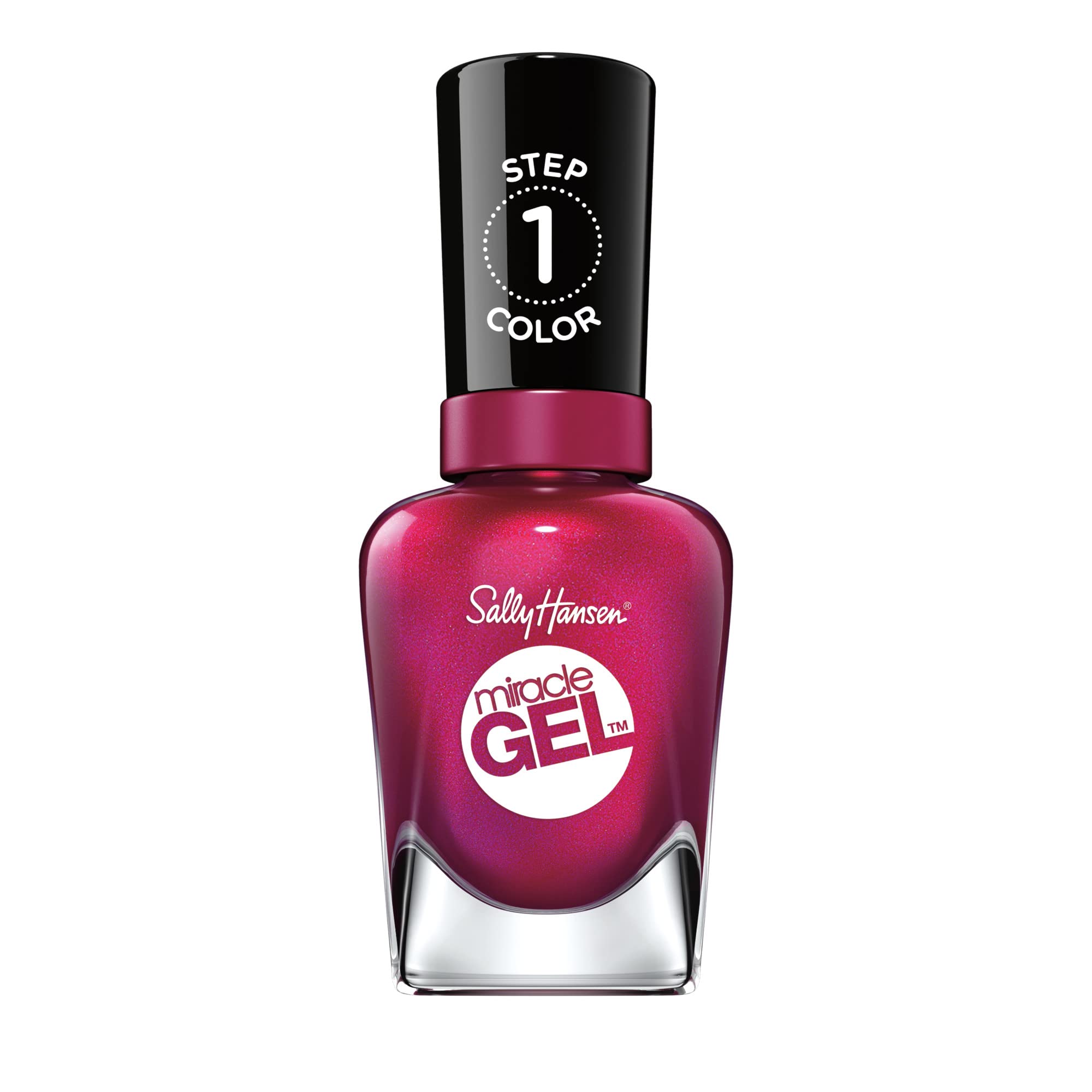 Sally Hansen Miracle Gel, Mad Women, Gel-Like Nail Polish, NO UV Light Required, Chip-Resistant, Long Lasting - Up to 8 days, Easy to Use, Salon Quality Results, Vegan Formula, 14.7ml