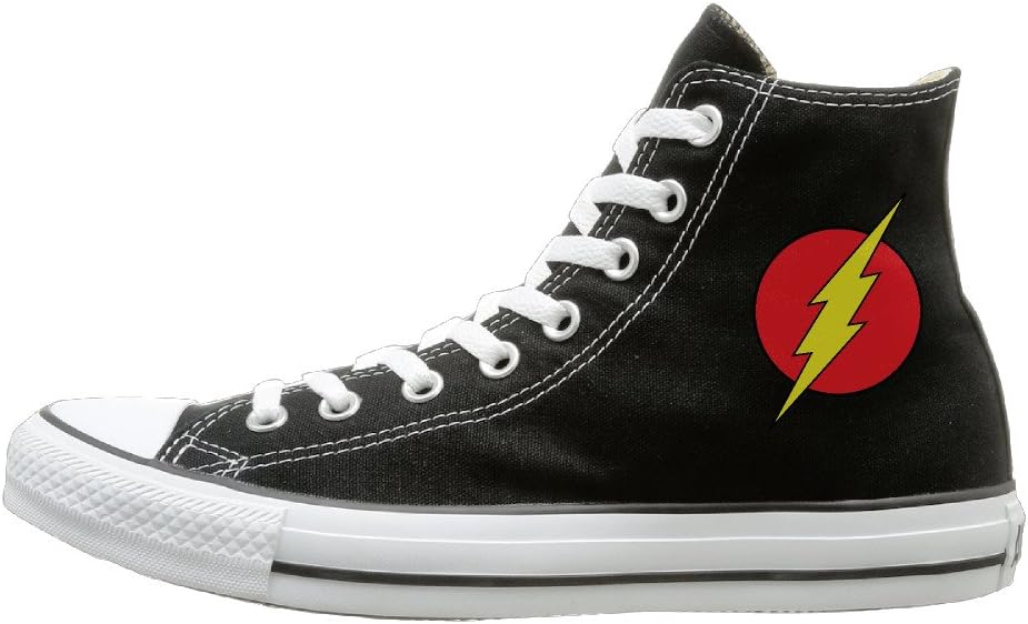 The Flash Logo Unisex High Top Canvas Shoes