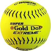 Worth | Slowpitch Softballs | NSA Approved | 12 Count | Multiple Options