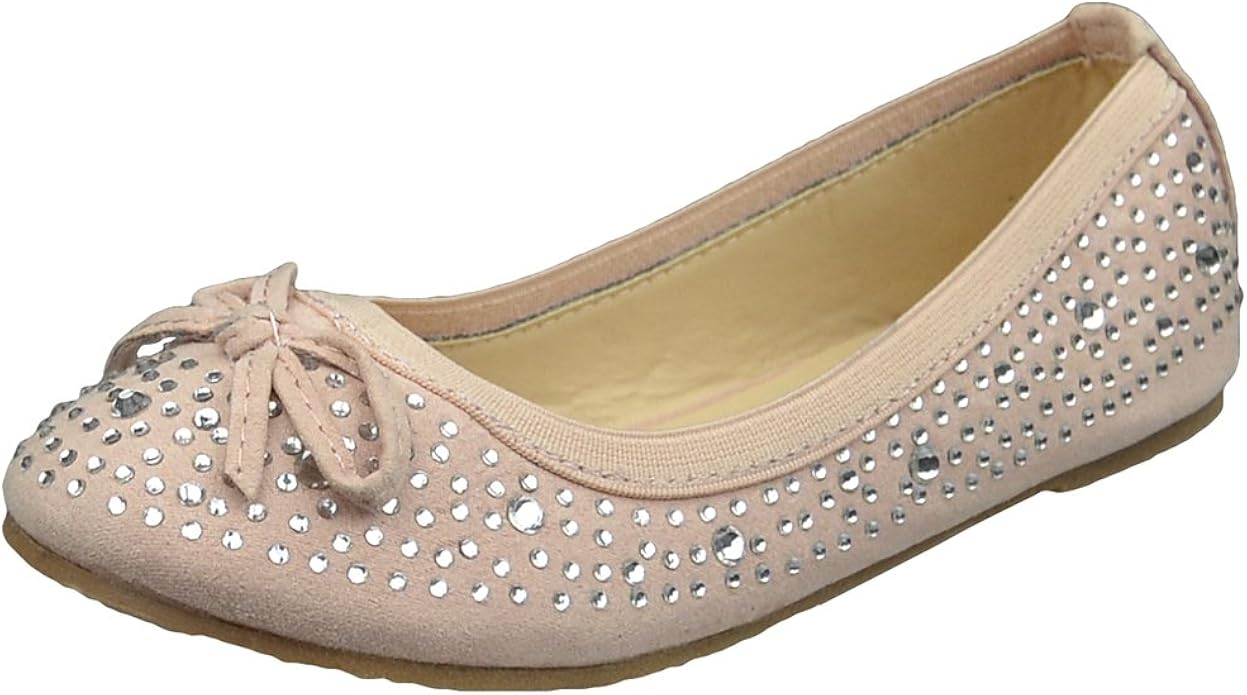 nude ballerina flats