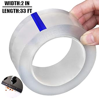Caulk Tape Strip 2 X 33 Clear Waterproof Acrylic Repair