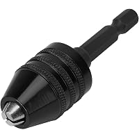 Portabrocas Sin Llave Para Taladro Eléctrico - Rango 0.3 A 3.6mm, Vástago Hexagonal 1/4" - Incluye Juego De Brocas (21 Piezas)