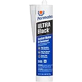 Permatex 24105 Ultra Black Maximum Oil Resistance RTV Silicone Gasket Maker, Sensor Safe and Non-Corrosive, for High Flex and Oil Resistant Applications 13 oz