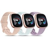 3 PACK Sport Band Compatible with Fitbit Sense 2