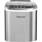 27 lb. Portable Countertop Ice Maker in Stainless