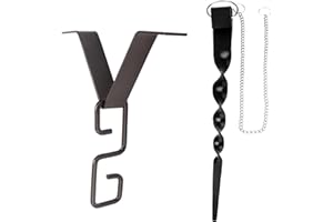 GYPNS Rain Chains Clip and Ground Anchor Kit, for Outdoor Garden Rain Chain Fixing