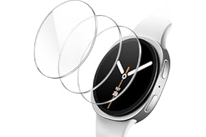 JETech Screen Protector for Samsung Galaxy Watch 8 44mm, Tempered Glass Anti-Scratch, HD Clear, 3 Pack