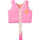 SUNNYLiFE Swim Vest, Size 1-2, Neon Pink, EPE/Natural Rubber/Polyester, 13.39 x 12.6 x 1.77 inches, 1.27 lbs