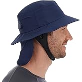 USHAKE Surf Hat Bucket Sun Hats for Surfing, Boating, Water-Sports Men and Women
