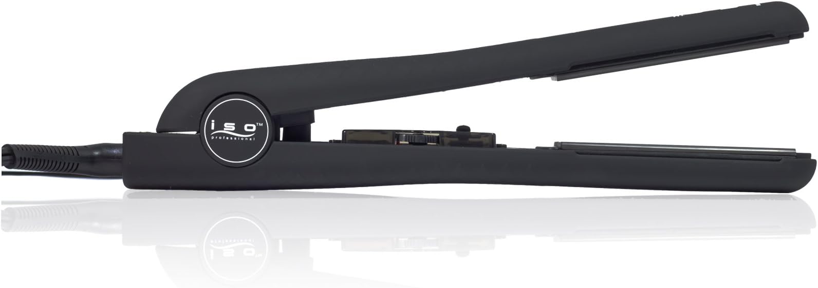 ISO BeautyDiamond Collection Ceramic Flat Iron, Black