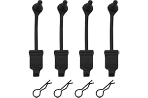 VGOOHOBBY 4Pack Rubber Body Clip Retainer Pull Tabs#AR390165 Compatible with Arrma 3S 4S Mega550 Vorteks Senton Granite Big Rock Typhon Outcast 1/10 RC Car