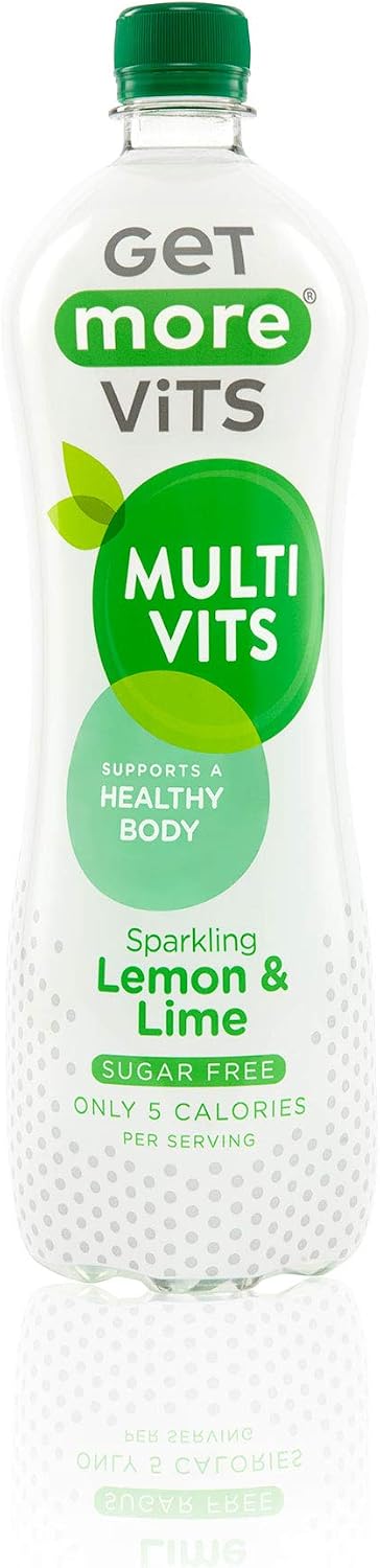 Get More Vits Sparkling Water, Low Calorie, Sugar Free, & Multivitamin Flavoured Water, Fizzy Drink with Vitamin D, C - Image 3