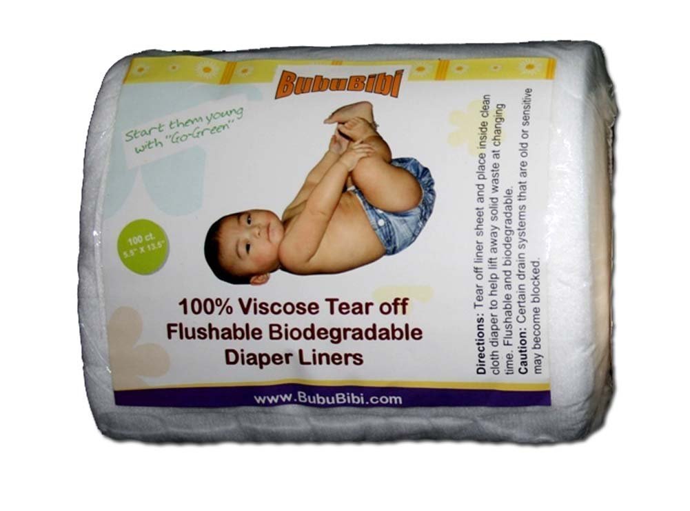 biodegradable liners for cloth diapers