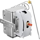 PP10084 High Limit Thermostat Switch for Pitco Fryer 450&deg;F | Manual Reset Switch 1/4" MPT Thread Replacement Part, Fits VF35, MGII, SG14, 35C+, 45C+, 18/18S, E500D, LCHMO5030