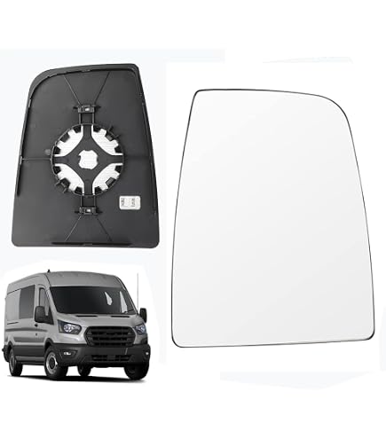 MJD - Repuesto De Piezas De Automóvil Para Ford Transit 150 250 350 2015-2022 Espejo Eléctrico Para Puerta Izquierda Del Conductor Con Señal