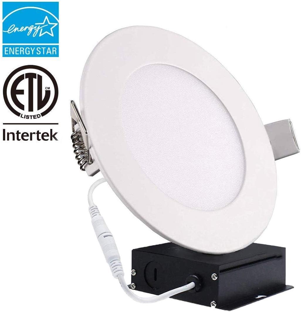 Ceiling Lights & Chandeliers 9W 4"Natural White LED Recessed Panel Down