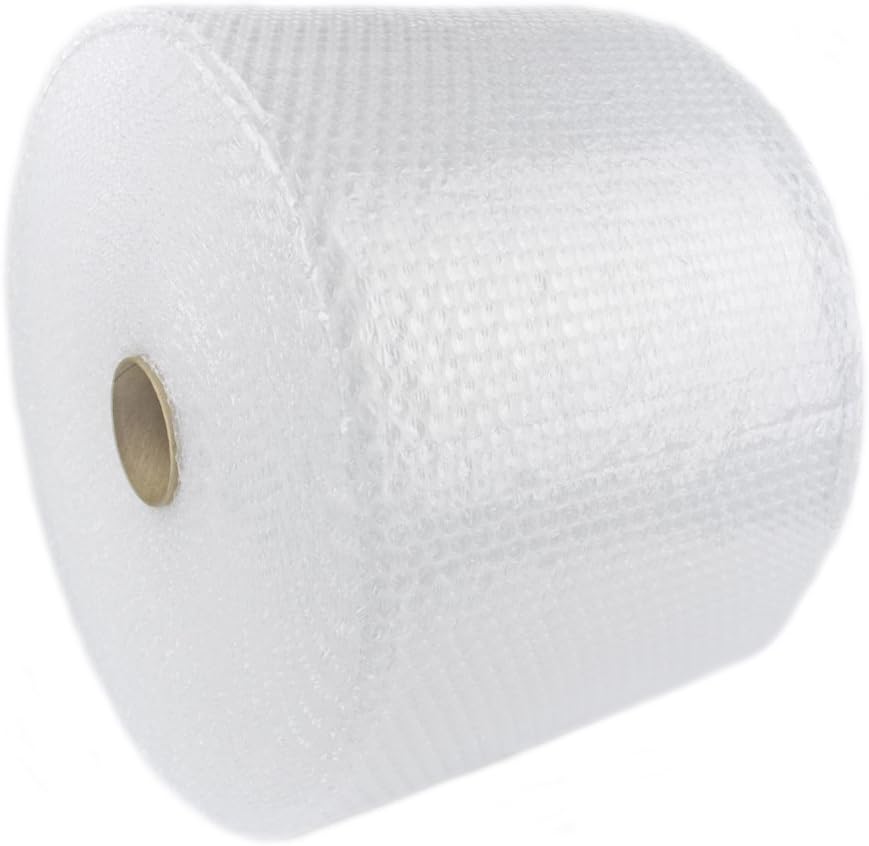 WLPackaging 3/16 175 ft x 12" Small Bubble Cushioning Wrap, Perforated Every 12"