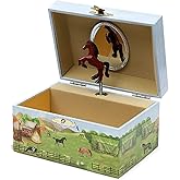 Enchantmints Country Hourse Boys Jewerly Box Spins to "In the Good Old Summer Time" Treasure Storage