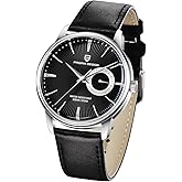 PAGANI DESIGN Men’s Watches Casual Leather Quartz Wrist Watch for Men Waterproof Business Dress Unique Watches Japanese Movement