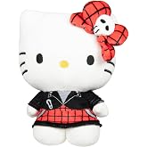 Jazwares Hello Kitty and Friends Series 2, Hello Kitty Red Punks Plush - Officially Licensed Sanrio Product from Ages 6+