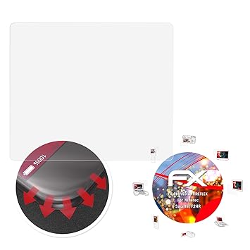 atFoliX Schutzfolie passend für Ninetec Smartfit F2HR Folie, entspiegelnde und Flexible FX Displayschutzfolie (3X)