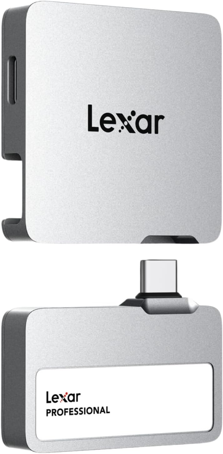 Lexar Professional Go Portable SSD Hub 2TB USB 3.2 Gen 2 IP65 ProRes