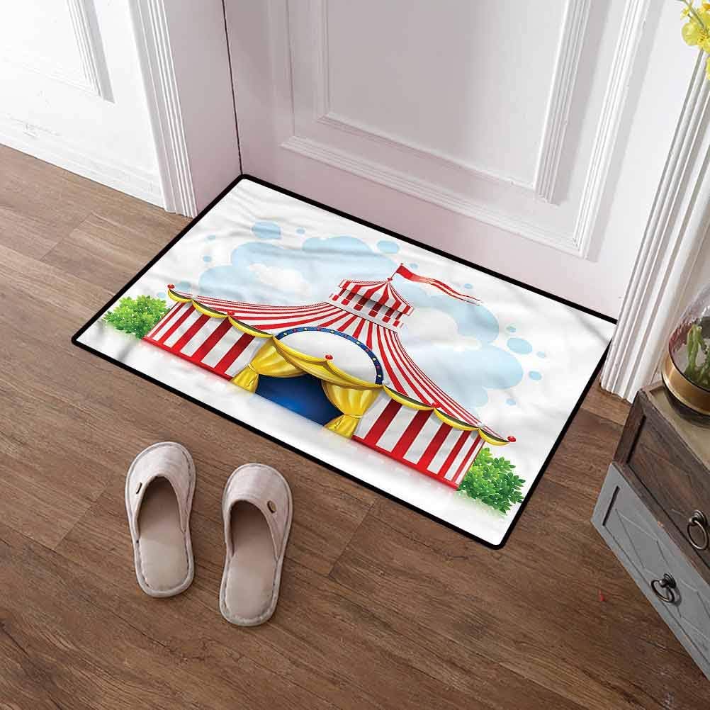 Custom&blanket Front Door Mat Outdoor Circus Front Door Mat Indoor