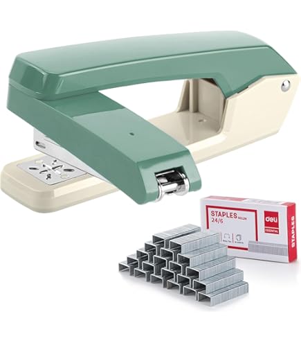 SAX Skre117/120 Heavy Duty Stapler - Staple Up To 170 Sheets, Metal Body, Uses 23/8-23/20 & 50/8-50/20 Staples