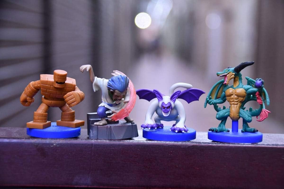 Amazon Co Jp スクウェア エニックス ドラゴンクエスト モンスターズギャラリー だいまじん がいこつけんし ひょうがまじん ゴーレム ソフビ など ホビー 通販