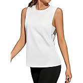 SOFIA'S CHOICE Women's Open Side Workout Tops Athletic Running Yoga Sleeveless Tank Top