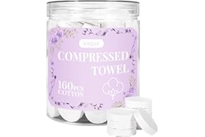 icepac Compressed Towels, Camping, Disposable Face Compressed Towels, Magic Towel, Compressed Towel for Travel, Camping,Hikin
