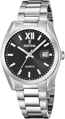 Herrenuhr Analog aus Edelstahl 316l Silberfarben