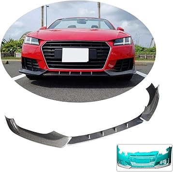 Amazon Com Mcarcar Kit Front Bumper Lip Fits Audi Tt Mk3 Type Fv 8s Quattro Coupe Convertible 2door 15 18 Factory Outlet Carbon Fiber Cf Chin Spoiler Splitter Protector Automotive