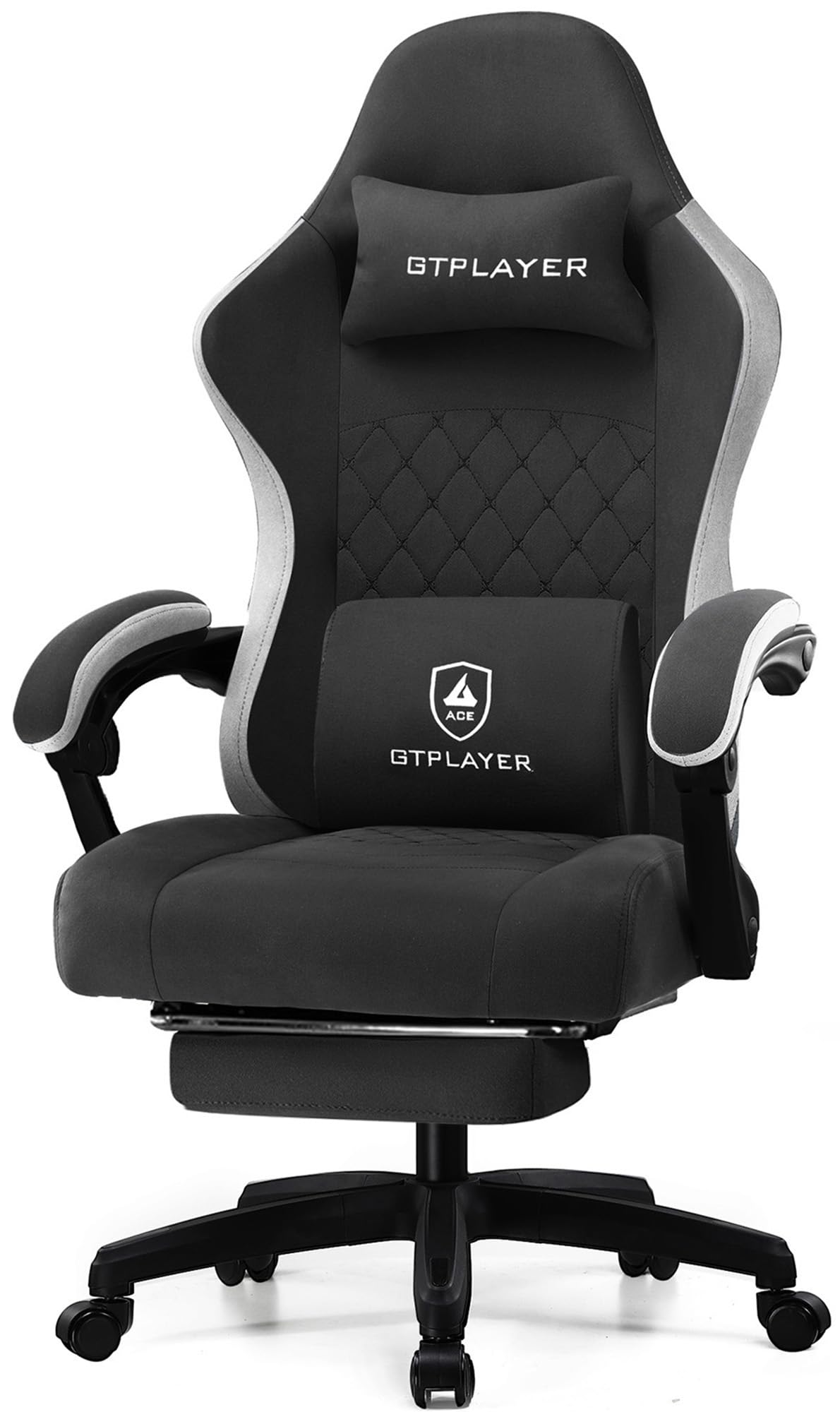 Photo 1 of ***CHAIR ONLY SITS IN LOWEST POSITION*DOES NOT RISE***GTPLAYER Gaming Chair, Computer Office Chair with Pocket Spring Cushion, Linkage Armrests and Footrest, High Back Ergonomic Computer Chair with Lumbar Support Task Chair with Footrest***CHAIR ONLY SITS